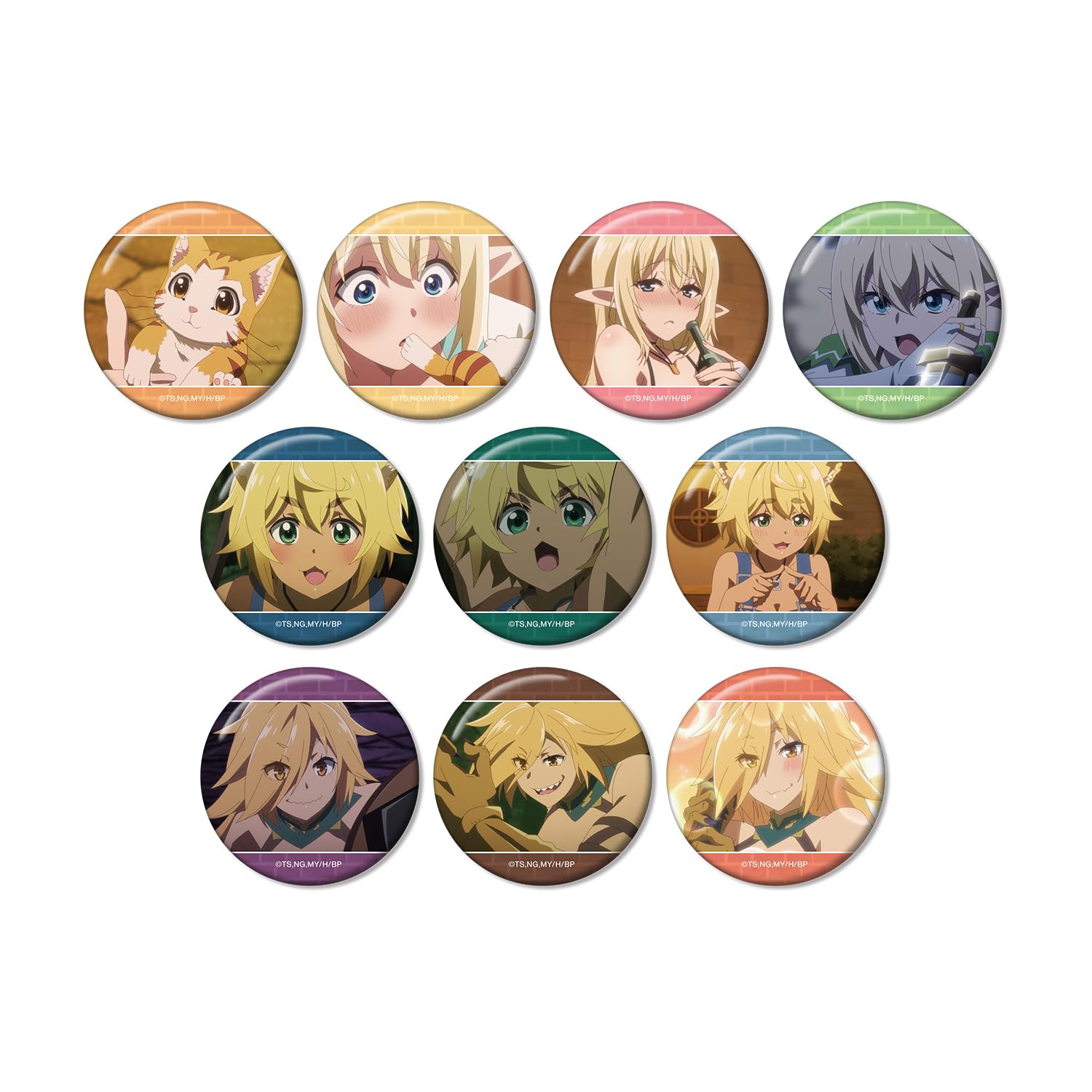 

монстр, но его приняли за кота и он живет как рыцарь девушки-эльфа, сцена-коробка с 10 торговыми карточками, я S-ранга [Бегемот], я - значки,