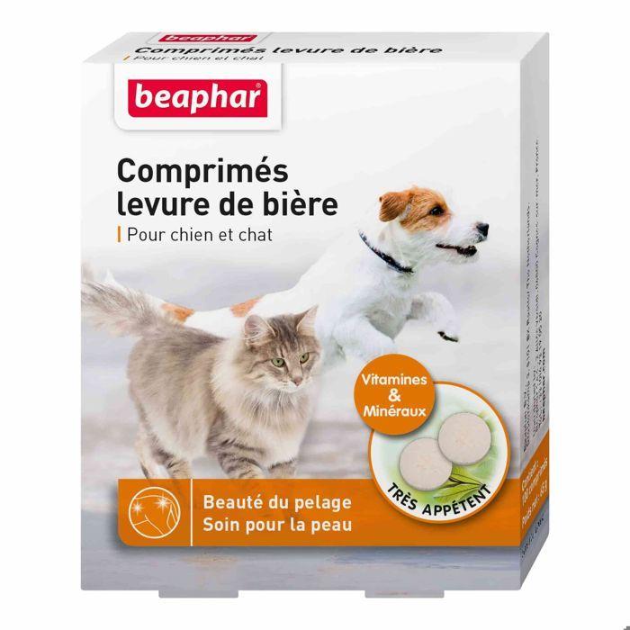 Comprimés Levure de Bière - Beaphar - 100 cps - Santé Animale - Pelage Brillant - Peau Saine