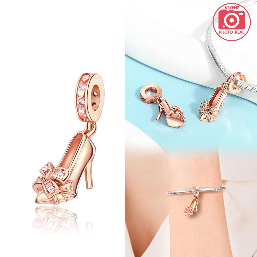 High Heel Pendant Copper Colors For Charms Copper Colors Original Bracelet For Jewelry Making