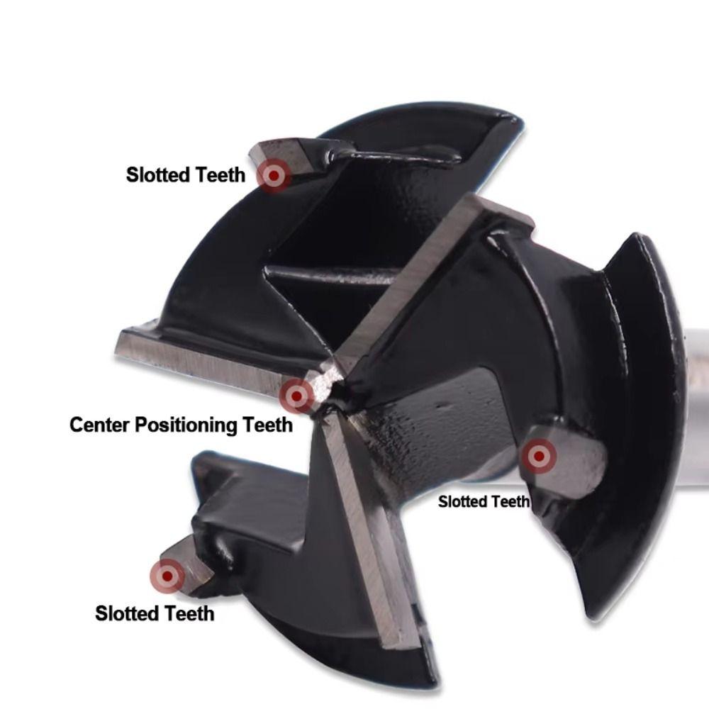 35mm Hinge Hole Opener 3 Flutes Wood Auger Cutter Woodworking Hinge Positioning Drill Bit  Cabinet