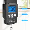 50kg/10g Portable Electronic Scale LCD Digital Display Hand Scale with 1m Measuring Tape,Travel Fishing Hanging Hook Scale