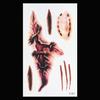 Realistic Halloween Scar Tattoo Sticker