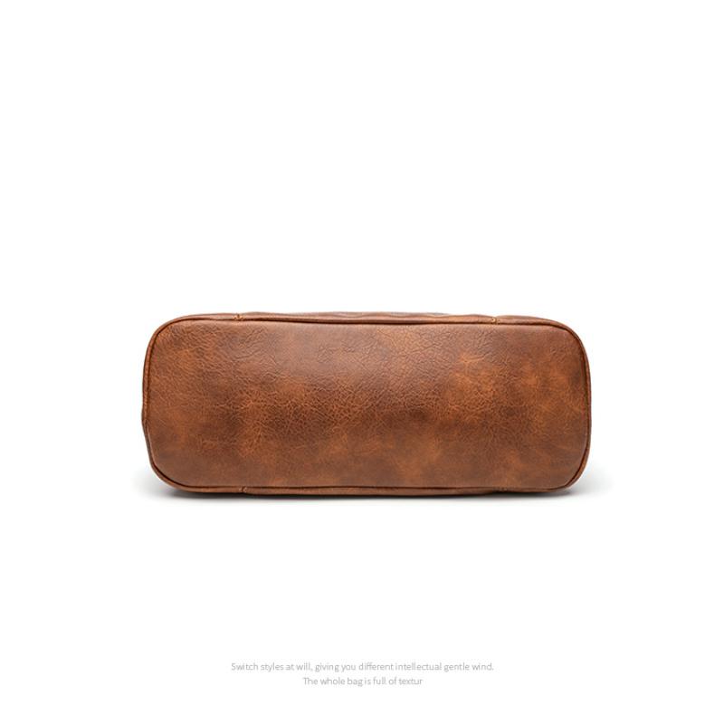Einfache Retro-Tragetasche 2025 Neu Großvolumige Textur Handtasche Mode All-Match Damen Schulter-Umhängetasche