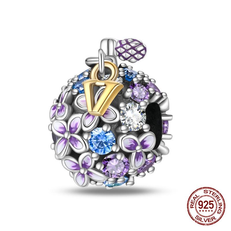 Compatible With Charm Bead Components Designed For Pandora Authentic Original Bracelets Do It Yourself Charming Women's Perfume Bead Component Copper