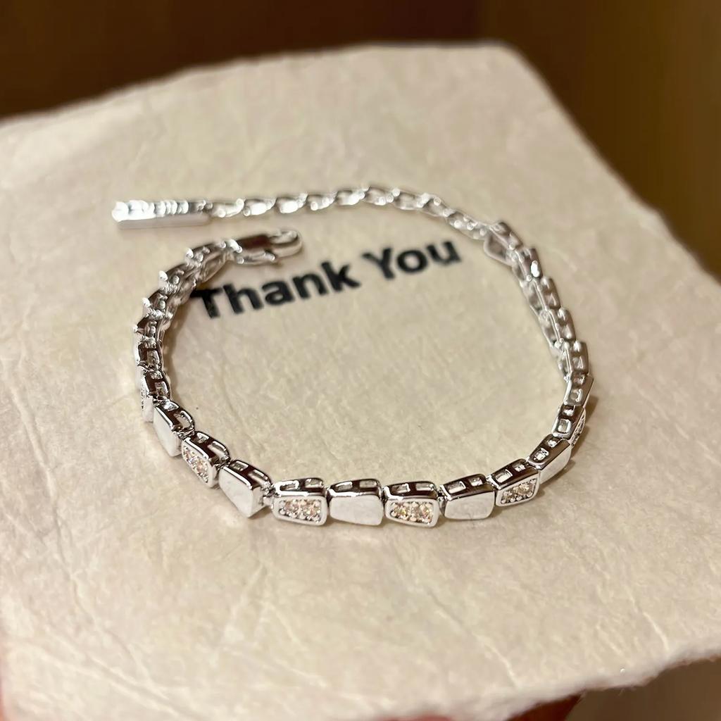 Snake Bone Bracelet Women's Light Luxury Exquisite Stacking Bracelet Huge Beautiful Bracelet