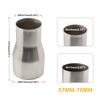 Nerezový redukční rukáv výfukové trubky OD 51mm-76mm 57mm-76mm 5stupňový redukční adaptér Spojka sacího potrubí