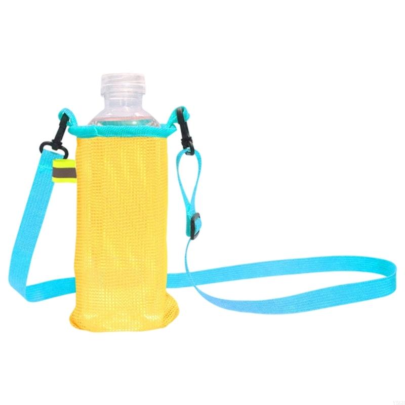 Porte-bouteille d'eau adapté aux enfants Sangle réglable ergonomique Nylon extérieur Manchon pour tasse/boisson Pour usage quotidien Y5GB