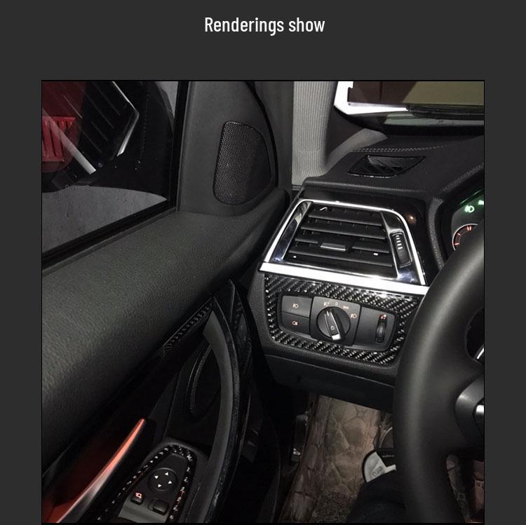 BMW 3 & 4 Series Carbon Fiber Headlight Switch Trim