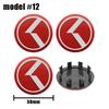 4pcs 58MM Refitting Car Wheel Center Caps Hub Center Covers For KIA Rio K5 T22 Sportage Ceed Sorento Picanto Cerato K2 K3 KX3