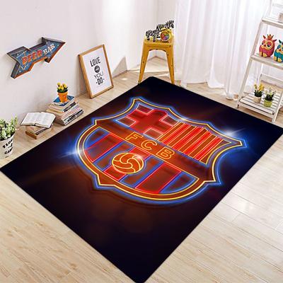 F-FC B-Barcelona Logo Covorașe de Cameră Antiderapante Absorb Apă Covor de Dormitor Covoare de Uz Casnic Covoraș de Exerciții pentru Dormitorul Copiilor