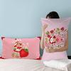Classic Animation S-Strawberry S-Shortcake Pillow Towel Pillowcase For Hair And Skin, Standard Size Set Of Super Soft Pillow