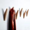 1/4pcs Natural Wood Clothes Hanger Wall Mounted Coat Hook Decor Key Holder Hat Scarf Handbag Storage Hanger Bathroom Rack Hook