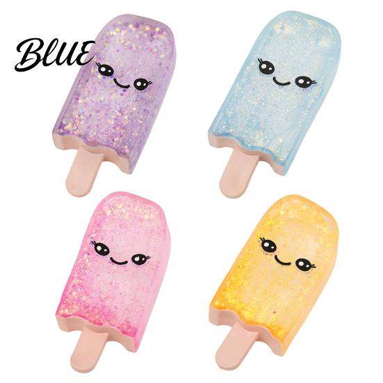 Glitter Ice Stick Toy 1/4Pcs Stress Relief Smiling Cream Squeeze Slow Rising Clear Fidget Decompression Relaxation Tool Sensory