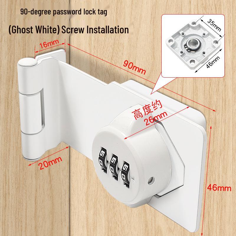 Three-Digit Multi-Purpose Mechanical Password Lock for Cabinets and Drawers