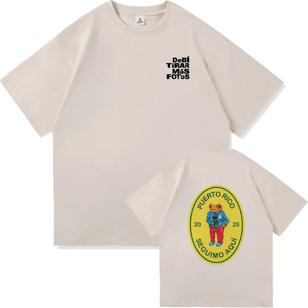 Bad Bunny DTMF World Tour 2025 T-shirt Damkläder Vintage Harajuku Högkvalitativa Kläder T-shirts för Fans Gåva