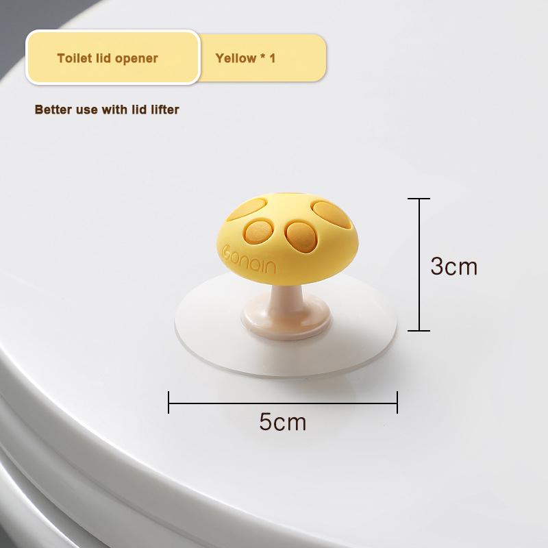 Toilet Lid Lifting Bathroom Accessories Lift Toilet Ring Handle Anti-Dirt Silicone Handle Lid Lifting Device WC Toilet Openers
