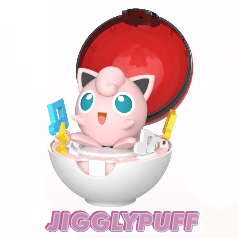 Toys Pokeball Deformation Anime Action Figure Model Pikachu Eevee Squirtle Charmander Bulbasaur Kids Gifts