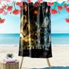 Name Custom Adventure Movie Lord Rings Print Beach Towel, Large Soft Quick Dry Towel for Beach Camping Swimming