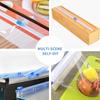 1/66pcs Plastic Adhesive Sliding Food Wrap Slicer 13 Inch Insert Plastic Wrap Slicer  Home