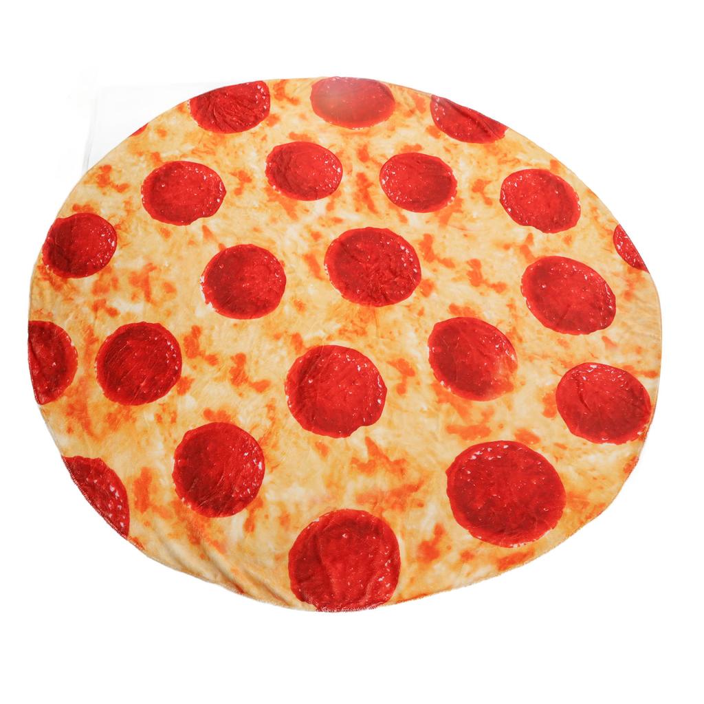 Pizza Blanket for Adults and Kids Soft Flannel Throw Blanket Comfortable Vivid Funny Food Throw for
