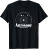Official Astronomy T-Shirt - Black, Small, Unisex-Adults