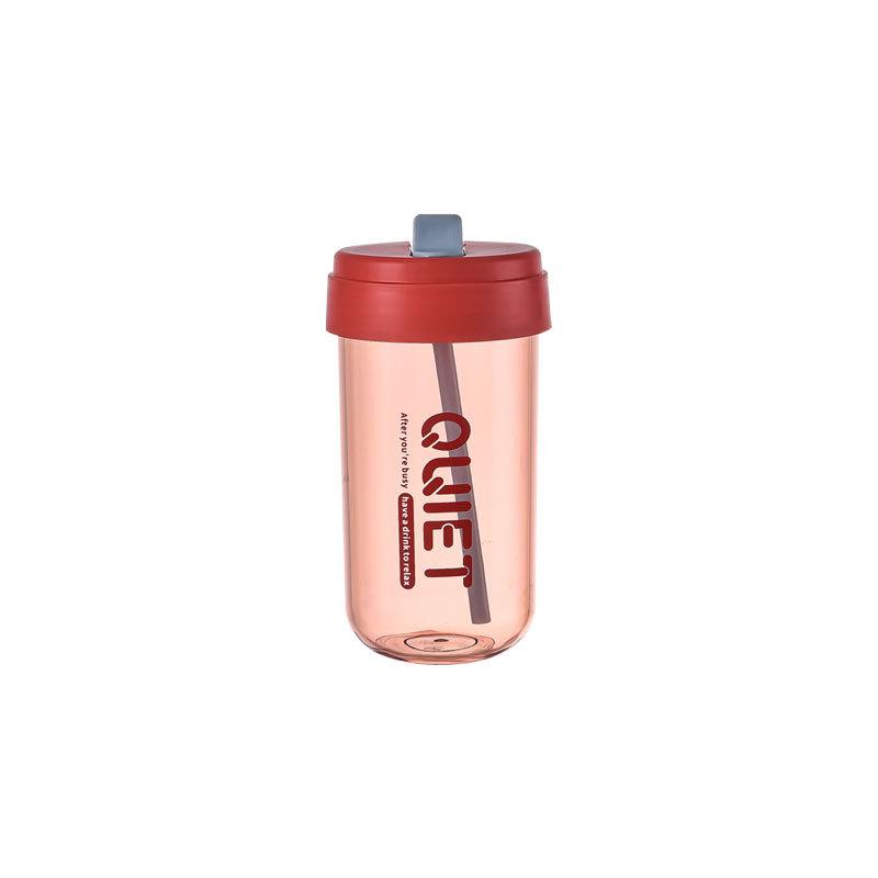 Male and Female Students Summer Plastic Mini Cup Good-looking Tons Cup Straw Coffee Cup Small Capacity Tumbler