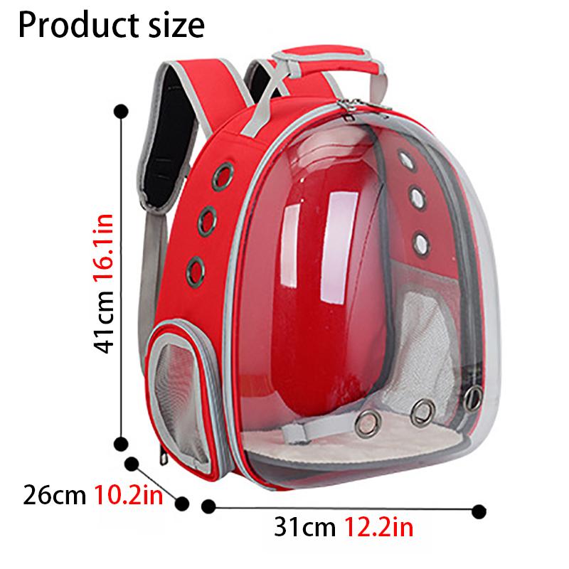 Pet Cat Carrying Bag Space Pet Backpacks Breathable Portable Transparent Backpack Puppy Dog Transport Carrier Space Capsule Bags