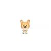 1Pc Cute Dog Brooch with Bow Lovely Shiba Inu Animal Brooches Pins for Women Men Jewelry Accessories Party Gifts