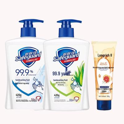 Conjunto de Sabonete Líquido e Creme para Mãos Safeguard