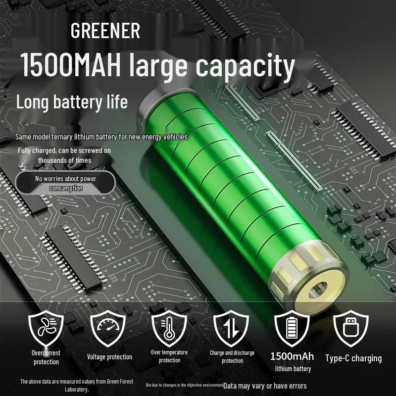 Green Forest Kabelloses Elektrisches Schraubendreher-Set CN-Stecker (Adapter enthalten)