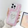 Applicable to iphone16promax apple 15 mobile phone case rhinestone 13 Korean wind ins flash diamond love flower 11
