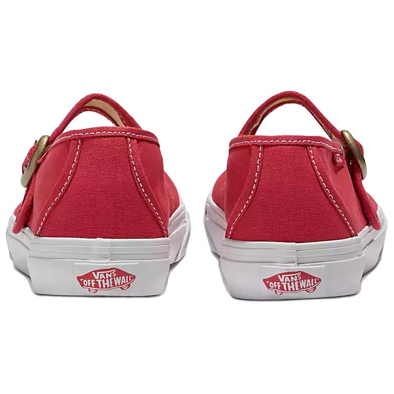 Vans Mary Jane Canvas Tomato Canvas Upper with Strap Closure Women Red VN000CRRH2D