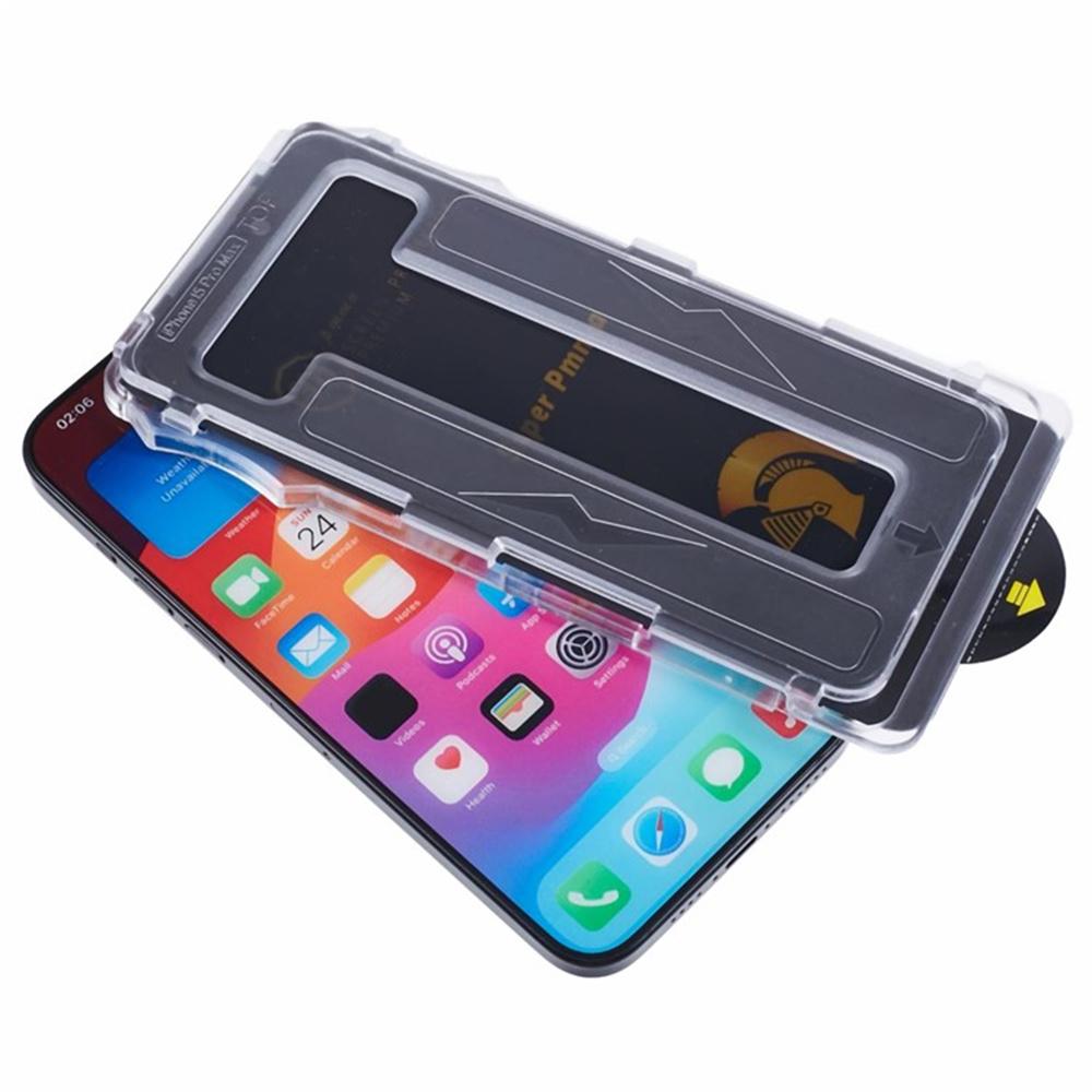 For iPhone 16 Plus Screen Protector Full Coverage Privacy PET Film with Installation Tool