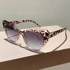 Cat Eye Vintage Sunglasses Women Brand Designer Fashion Gradient Sun Glasses Female Retro Mirror Outdoors Shades UV400 Eyeglasses