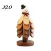 Unique Holiday Housewarming Gift Collapsible Wooden Trivets for Hot Dishes, Tree-Shaped Heat Resistant Potholders, Insulation Mat Cookware Folding