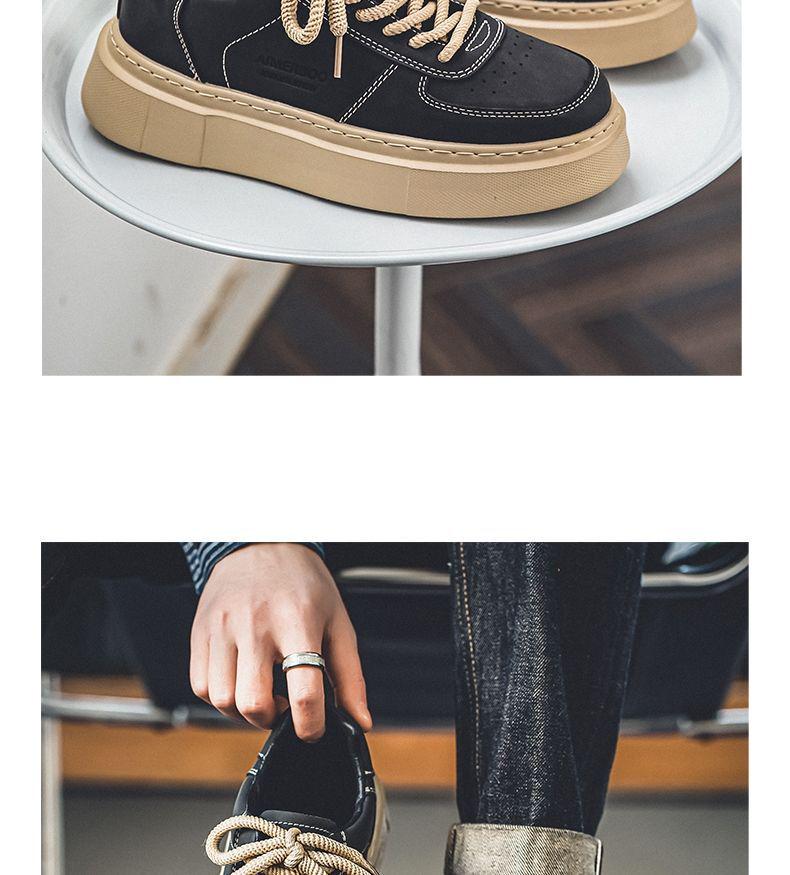 Pánské 2025 Jarní Ležérní Skate Boty na Silné Podrážce pro Teenagery - Všestranné, Stylové a Sportovní.