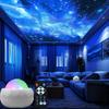 7Modes Starry Sky Projector Light USB Plug-in with Remote Control Aurora Ambient Light for Bar Party KTV Home Bedroom Decor Lamp