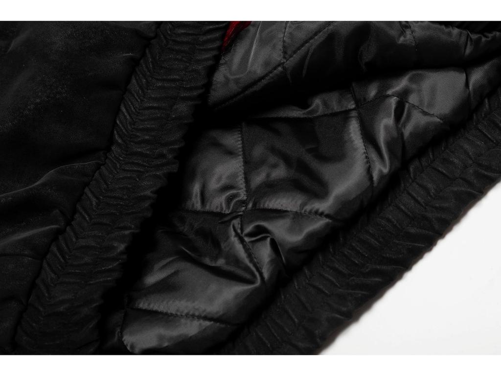2025 Winter Weinrot Retro Kapuzenmantel mit Pelzkragen Baumwollmantel - Kurzer Reißverschluss Breite Jacke