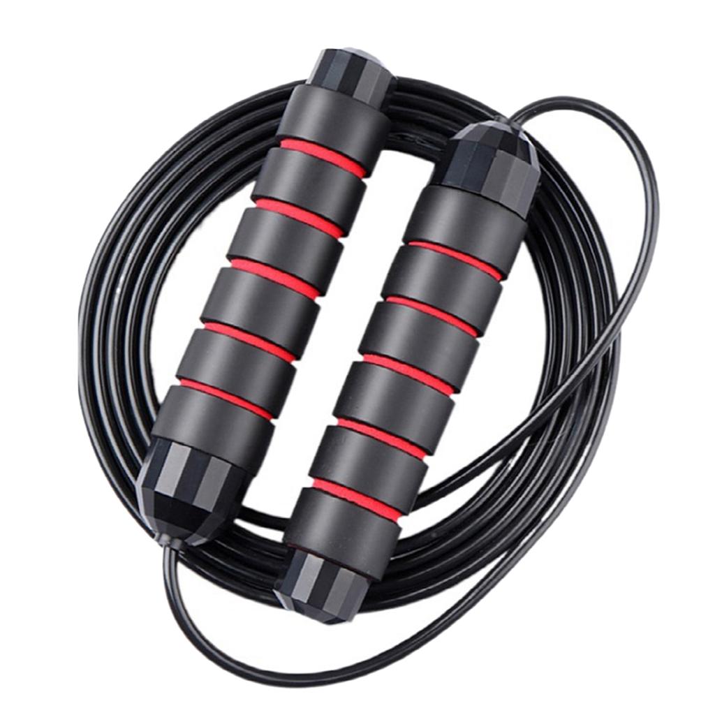 Adjustable Jump Rope Steel Wire Skipping Rope Fast Burning Workout Speed Training Jumping Rope for Students Adults