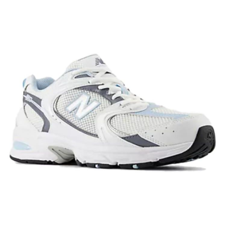 New Balance 530 White Light Chrome Blue Unisex Sneakers Dark-Arctic-Grey MR530RA