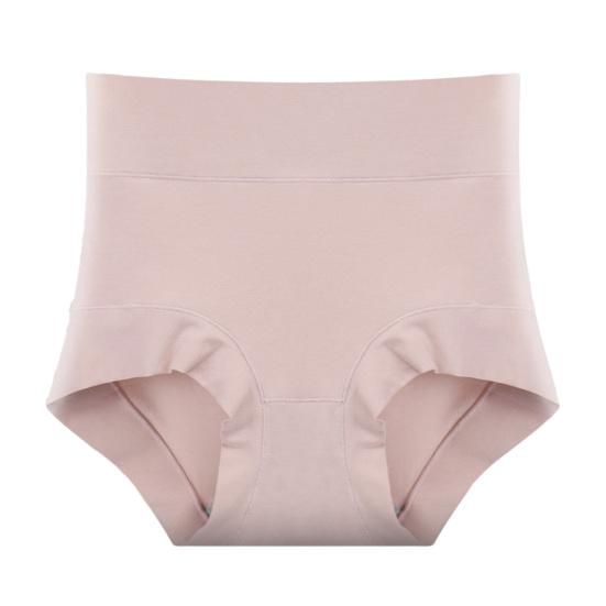 Damen Hohe Taille Baumwolle Unterwäsche Bauchkontrolle Einfarbig Stretch Atmungsaktiv Damen Damen Slips Unterhosen