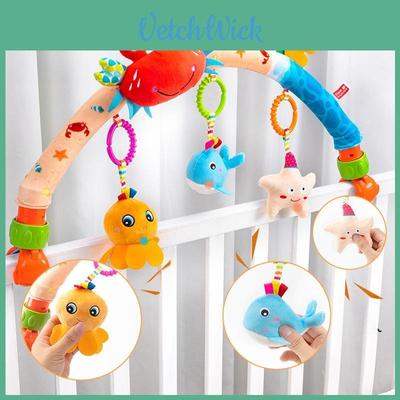 Babybett-Clip Auto-Spielzeug Hängende Glocke Mit Meeresdesign Für Säuglinge und Kleinkinder