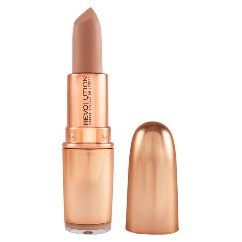 

Makeup Revolution – Легендарная матовая нюдовая помада –