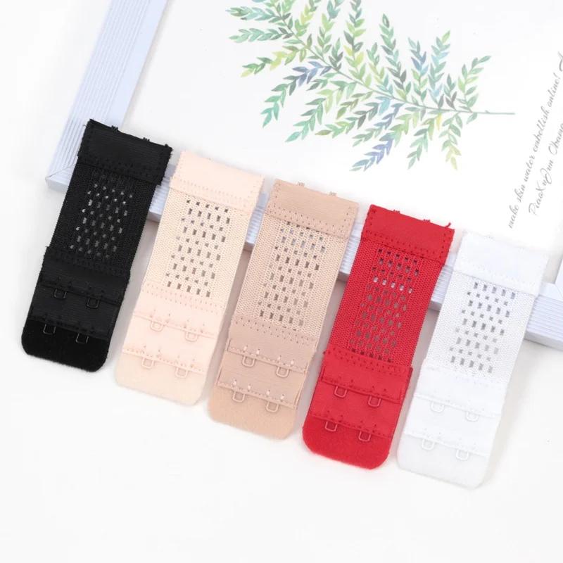 5pcs Bra Extender for Women's Elastic Bra Extension Strap Hook Clip Expander Adjustable Belt Buckle Intimates Accessories