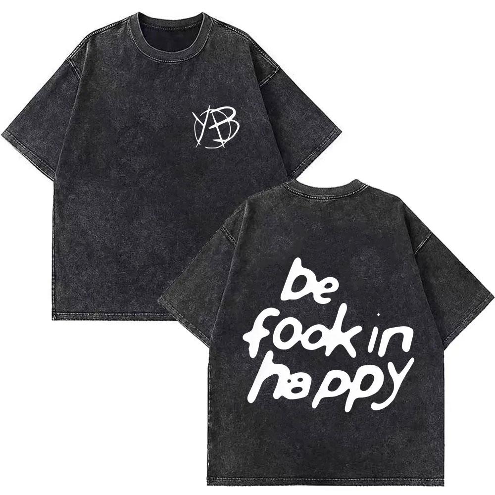 

Singer Yungblud Music Album Retro Washed Graphics Hot Sale T Shirt Mens Women Short Sleeve Tshirts Pop Cozy Oversized Tee S