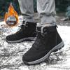 Men's Snow Boots Fashion Casual Shoes Durable Slip-resistant High-top for Outdoor Walking Running Hiking In Autumn And Winter