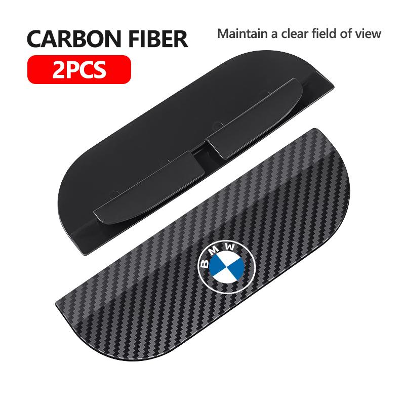 NTSM5 2Pcs Carbon Fiber Car Rearview Mirror Rain Eyebrow Cover For BMW M F10 F20 F30 F40 F15 F25 F26 F31 F49 E62 E83 E84