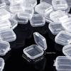 15/30pcs Mini Storage Box Jewelry Hardware Beads Earring Necklace Earplugs Transparent Display Box Store Home Storage Tool XJM