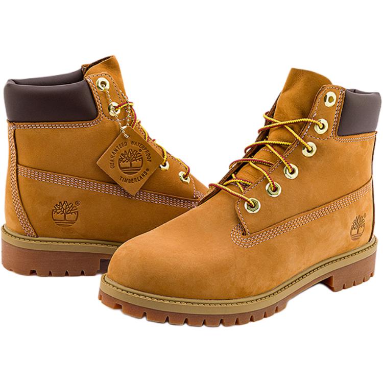 Timberland Premium Series Rutschfeste Low Top Kinderstiefel Kinderstiefel Gelb 12909W