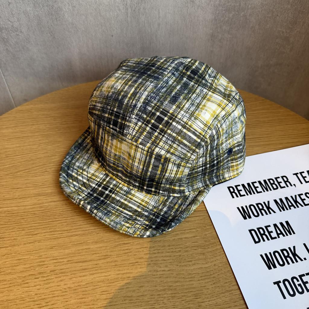 Retro Styled Collared Cotton Baseball Hat With Sun Protection For Summer Wear